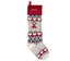 Custom Fair isle Christmas Stocking, Natural Knit Stocking, Family stockings, Old Fashioned Stocking Decors for Holiday, Xmas Ornaments