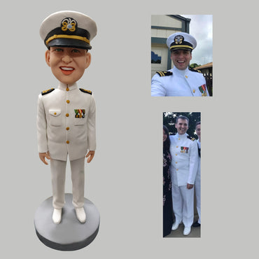 Custom Uniformed Man Bobblehead