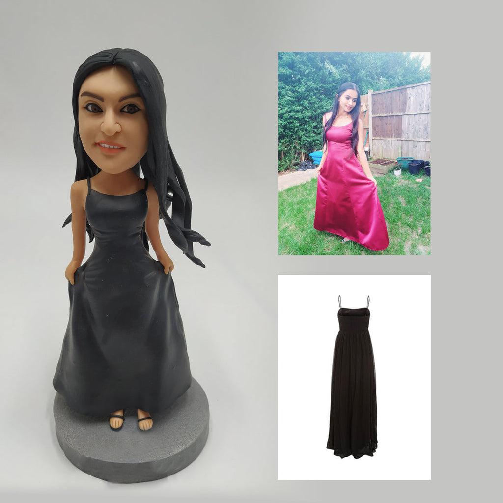 Custom Woman Bobblehead, Personalized Birthday Gift For Her, Romantic Anniversary Gift , Best Gift Ideas For Mom, Girlfriend