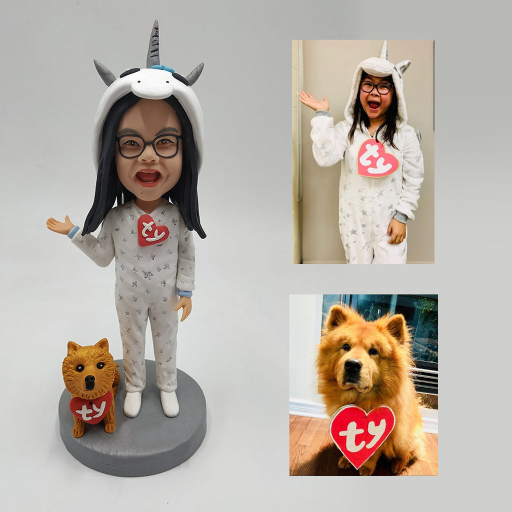 Custom Kids Bobblehead, Personalized Gift For Boys and Girls