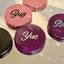 Personalized Custom Name Glitter Compact Mirror | Double-Sided Folding Travel Makeup Mirror | Bridesmaid Birthday Gift for Her & Kids | Gifts Journey