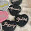 Personalized Custom Name Glitter Compact Mirror | Double-Sided Folding Travel Makeup Mirror | Bridesmaid Birthday Gift for Her & Kids | Gifts Journey