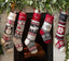 Custom Fair isle Christmas Stocking, Natural Knit Stocking, Family stockings, Old Fashioned Stocking Decors for Holiday, Xmas Ornaments