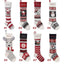 Custom Fair isle Christmas Stocking, Natural Knit Stocking, Family stockings, Old Fashioned Stocking Decors for Holiday, Xmas Ornaments