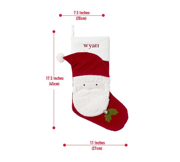 Christmas Personalized Velvet Stockings with Name, Embroidered Tartan Plaid Stocking, Custom Xmas Presents, Christmas 2021 Ornament Decor