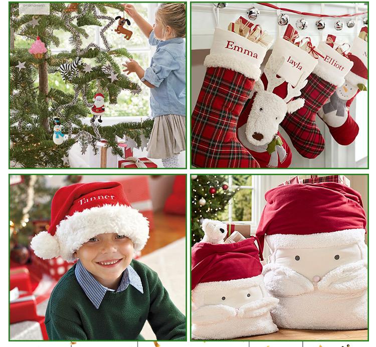 Christmas Personalized Velvet Stockings with Name, Embroidered Tartan Plaid Stocking, Custom Xmas Presents, Christmas 2021 Ornament Decor