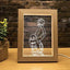Custom Wooden Photo Frame LED Night Lamp, Creative Gift Photo Album, Personalized Handmade Picture Frame Light, Artistic Photo Table Lamp