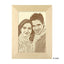 Personalized Woodcut Photo Frame, Self Portrait Wooden Photo Frame, Birthday Present Wedding Anniversary Gift Valentine's Day Gift