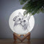 Custom 3D Moon Lamp, Personalized Gift With Your Pet Photo, Desk Light, 3 Colors With Stand, Rechargeable, For Pet Lovers