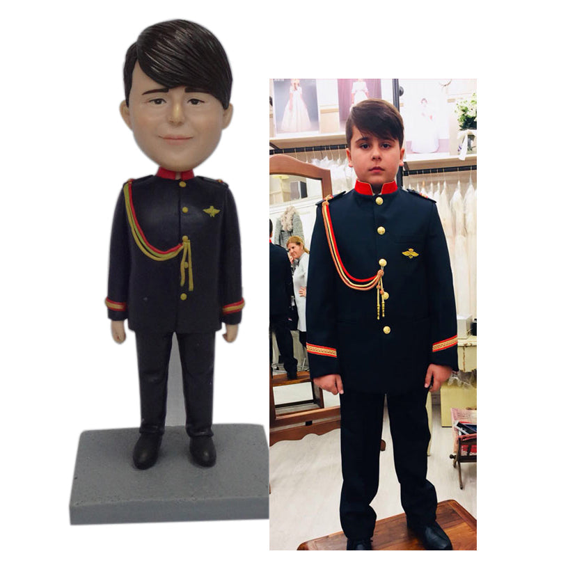 Custom Uniformed Man Bobblehead