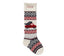 Custom Fair isle Christmas Stocking, Natural Knit Stocking, Family stockings, Old Fashioned Stocking Decors for Holiday, Xmas Ornaments