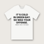 It's Cold in Green Bay. So Was Your Offense. T-shirt - White