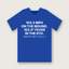 103.5 MPH On The Mound, 103.5° Fever In The 9th T-Shirt - Royal Blue