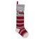 Custom Fair isle Christmas Stocking, Natural Knit Stocking, Family stockings, Old Fashioned Stocking Decors for Holiday, Xmas Ornaments