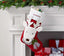 Christmas Personalized Velvet Stockings with Name, Embroidered Tartan Plaid Stocking, Custom Xmas Presents, Christmas 2021 Ornament Decor