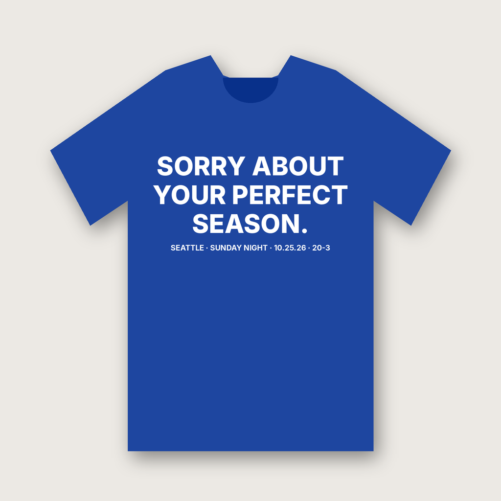 Sorry About Your Perfect Season T-Shirt - Royal Blue