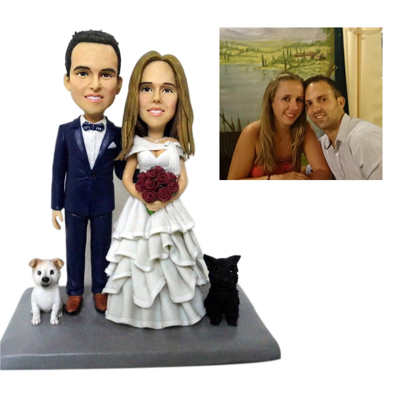 Custom Wedding Bobblehead,  Personalized Birthday Gift For Him For Her, Creative Christmas Gift For Him For Her, Romantic Anniversary Gift For Him For Her, Best Gift Ideas For Him For Her