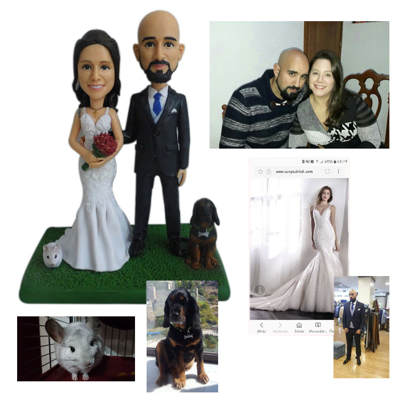 Custom Wedding Bobblehead,  Personalized Birthday Gift For Him For Her, Creative Christmas Gift For Him For Her, Romantic Anniversary Gift For Him For Her, Best Gift Ideas For Him For Her