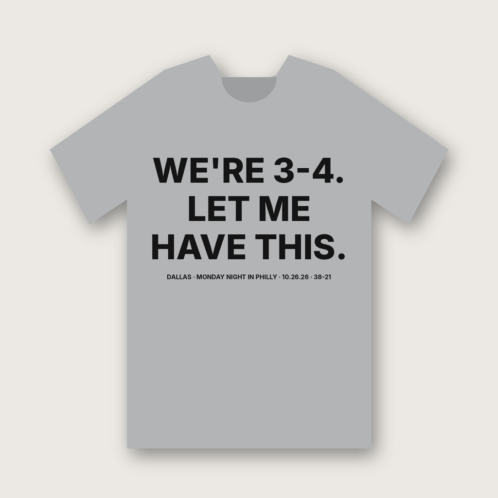We're 3-4. Let Me Have This. T-Shirt - Heather Grey